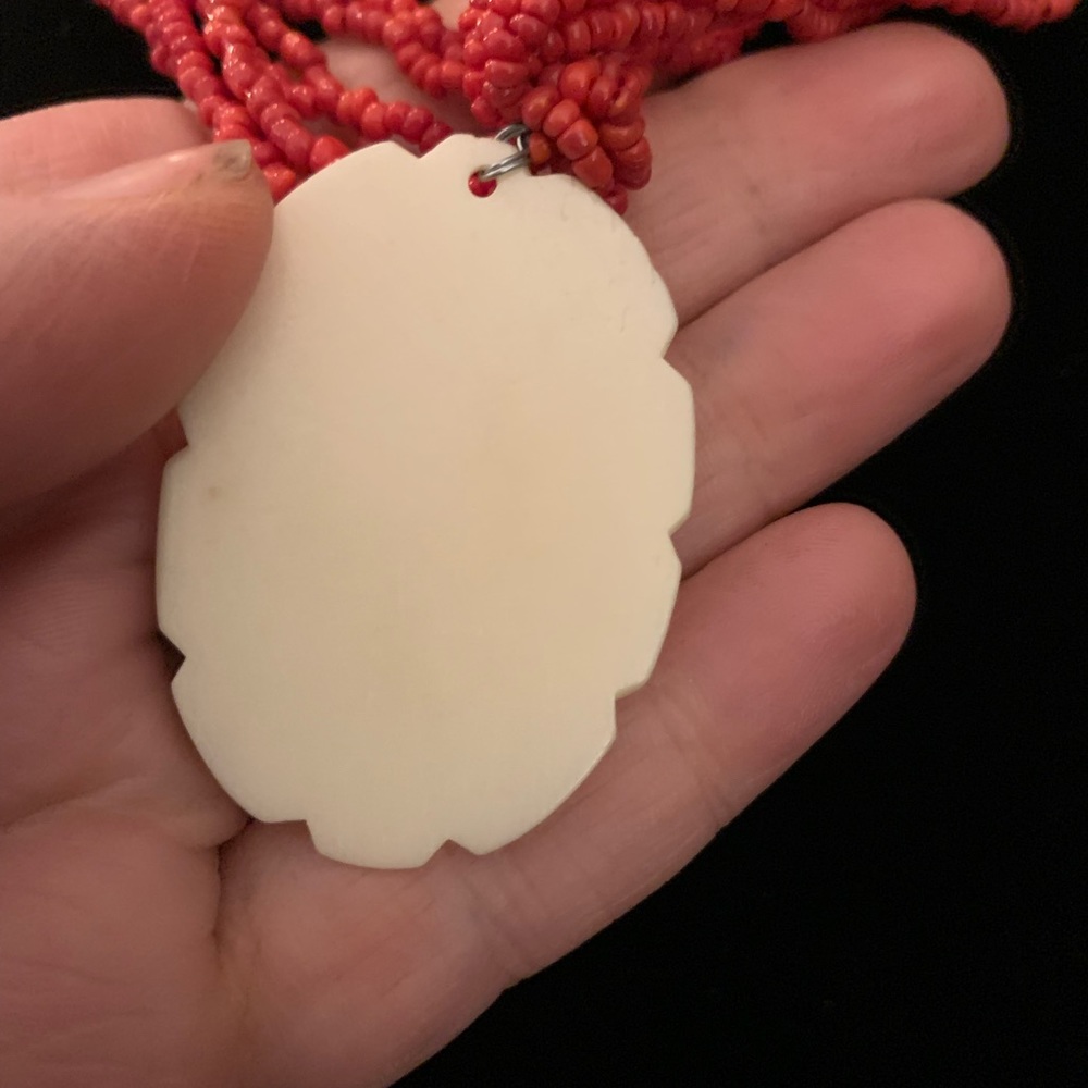 Vintage NEW Catherine Stein Coral Necklace - Picture 6 of 14